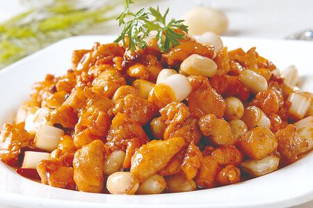 1048. Жареная курица с овощами в сладком соусе