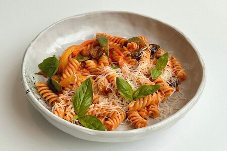Фузилли с овощами