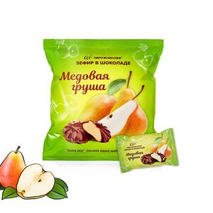 Зефир Пирожникофф Медовая груша в шоколаде