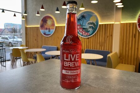 Комбуча Live Brew Kill Bilberry (Черника, сосновые шишки)