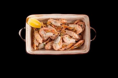 Креветки отварные