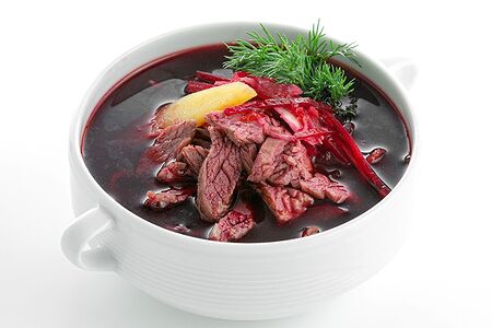 Борщ с говядиной