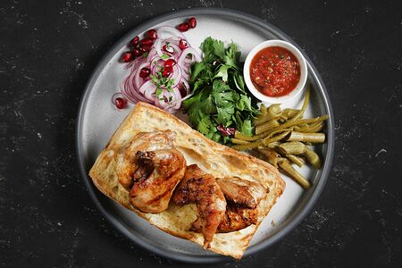 Цыпленок с травами