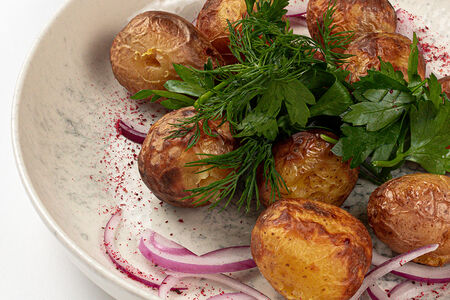 Картофель на мангале