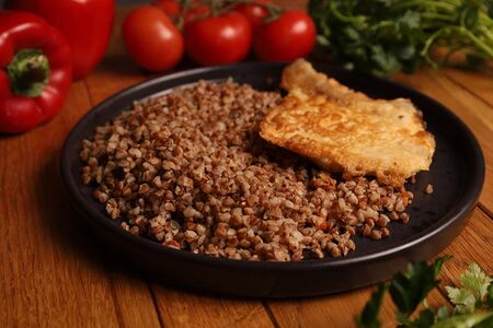 Каша гречневая с овощами