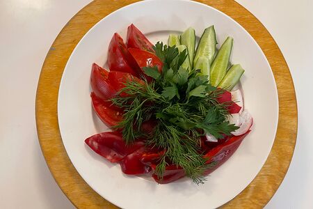 Овощная тарелка