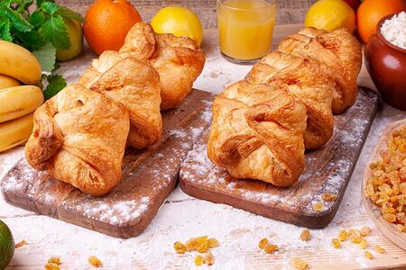 Слойка венгерская с творогом