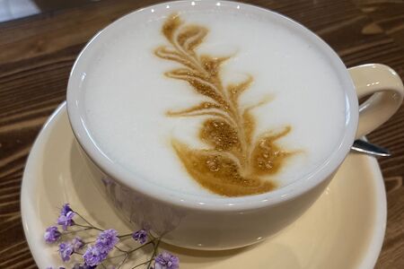 Латте Черника-Лаванда