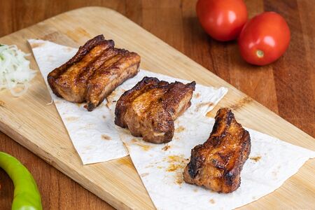 Шашлык из свиных ребер