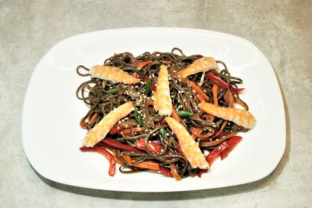 Соба с креветками