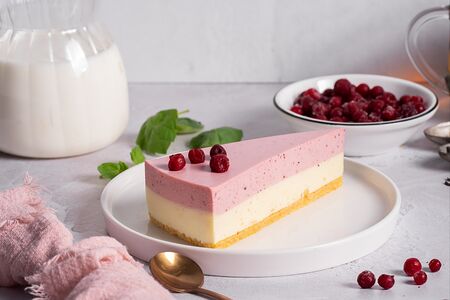 Муссовый пп чизкейк Яблоко - брусника