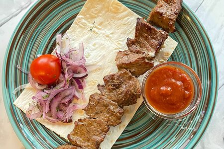 Шашлык из телятины (антрекот)