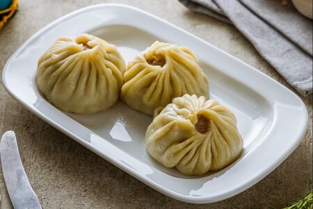 Буузы со свининой и говядиной