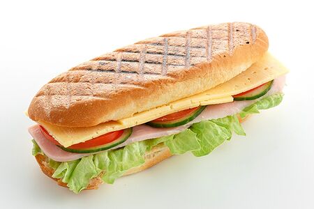 Итальянский тост с ветчиной и сыром