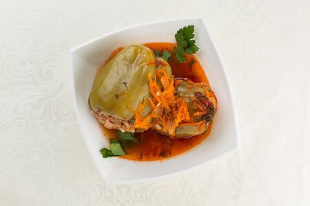 Перец фаршированный постный