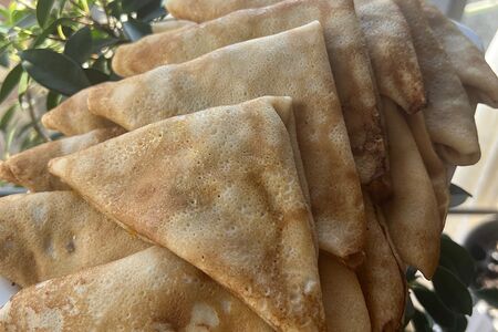 Блинчик с говяжьей печенью