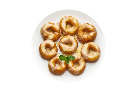 Стандартная порция пончиков со сгущенкой