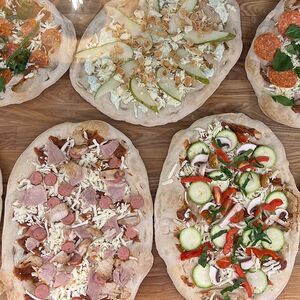 Набор из 3 римских пицц. Размер пиццы 30х22 см