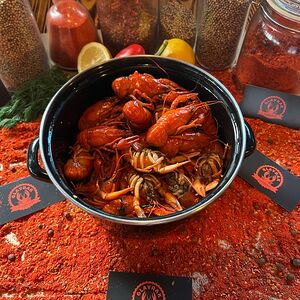 Раки Обжаренные в соусе барбекю мелкий