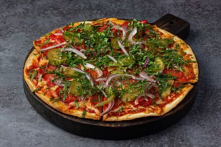 Фламекеш с колбасками