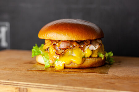 Бургер Баварский и фри