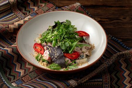 Овощной салат по-грузински