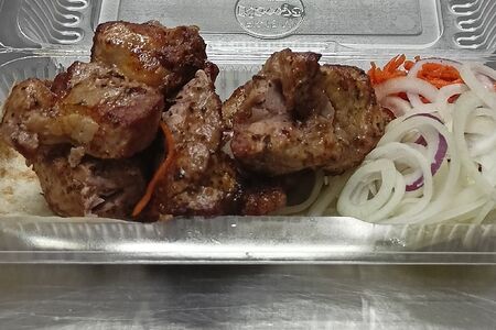 Шея свиная на углях