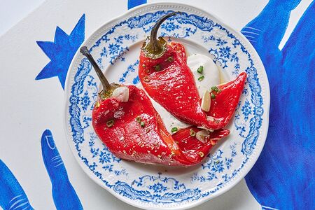 Перцы с кремом из тунца