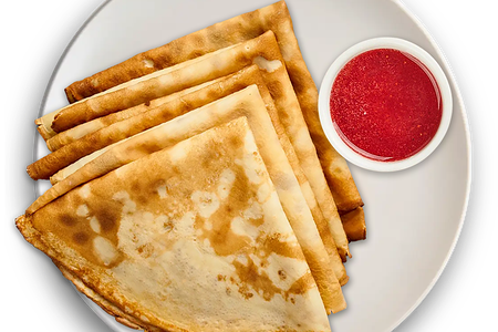 Блинчики с джемом