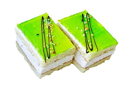 Пирожное Нежность со вкусом дыни