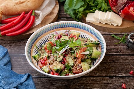 Овощной с ореховой заправкой