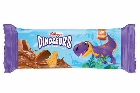 Печенье сахарное в молочной глазури Kelloggs Dinosaurs 127г