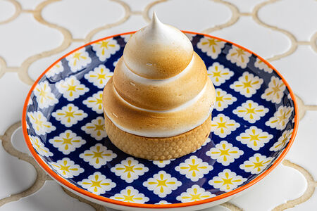 Лимонный тарт с меренгой