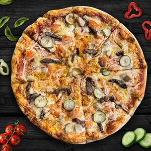 Мясной пир, пицца  36 см