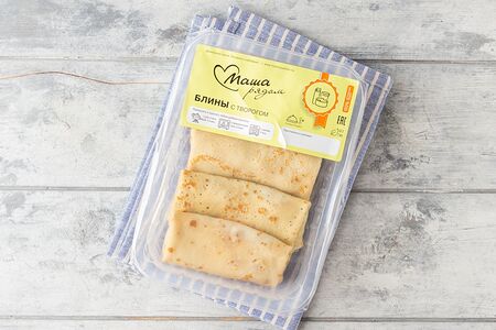 Блины с творогом