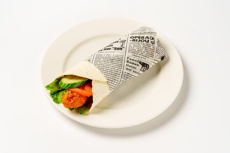 Тортилья с креветками