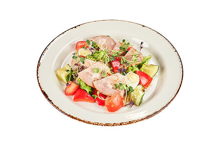 Салат с бужениной