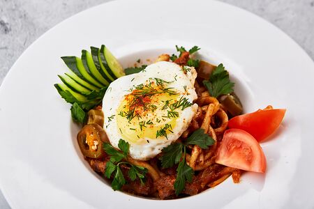 Жареный лагман