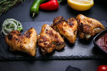 Шашлык из куриных крылышек