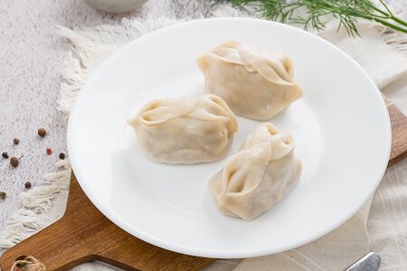 Манты с картошкой и грибами