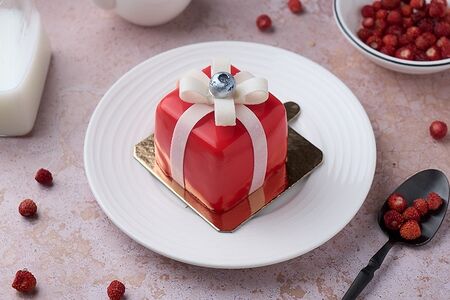 Творожный мусс с земляникой