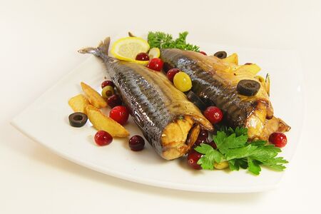 Скумбрия горячего копчения