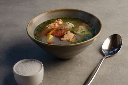 Рыбный суп по-батумски