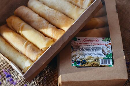 Блинчики с творогом