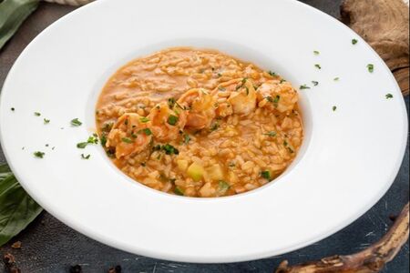Ризотто с креветками