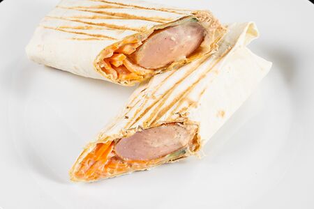 Хот-дог в лаваше