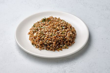 Гречка с жареным луком