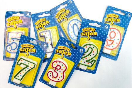 Свеча Цифра №8