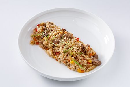 Рис с телятиной