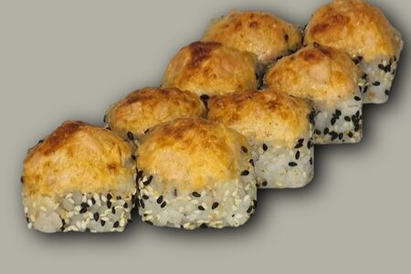 Вулкан с лососем